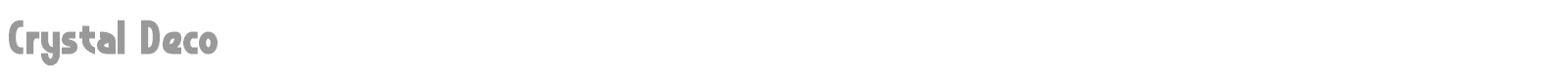 Crystal Deco font preview